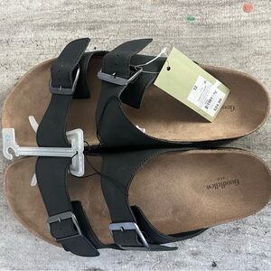 NWT men’s goodfellow black sandals